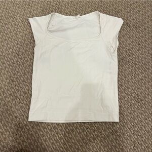 White Sleeveless Top